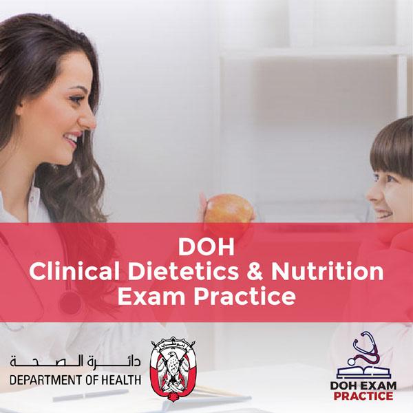 DOH Clinical Dietetics & Nutrition Exam Practice