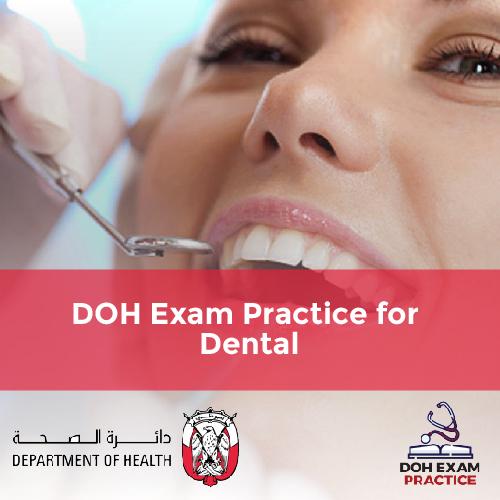 DOH Exam Practice for Dental