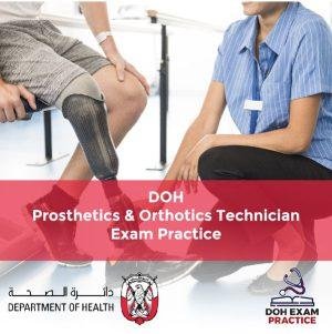 DOH Prosthetics & Orthotics Technician Exam Practice