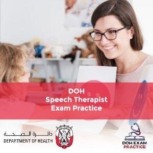 DOH Speech Therapist Exam Practice