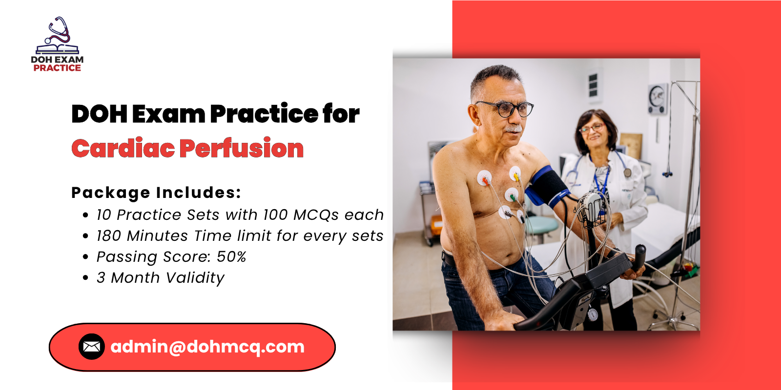 DOH Exam Practice for Cardiac Perfusion