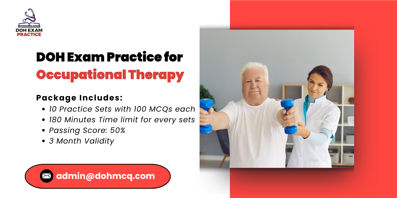 DOH Exam Practice for Occupational Therapy