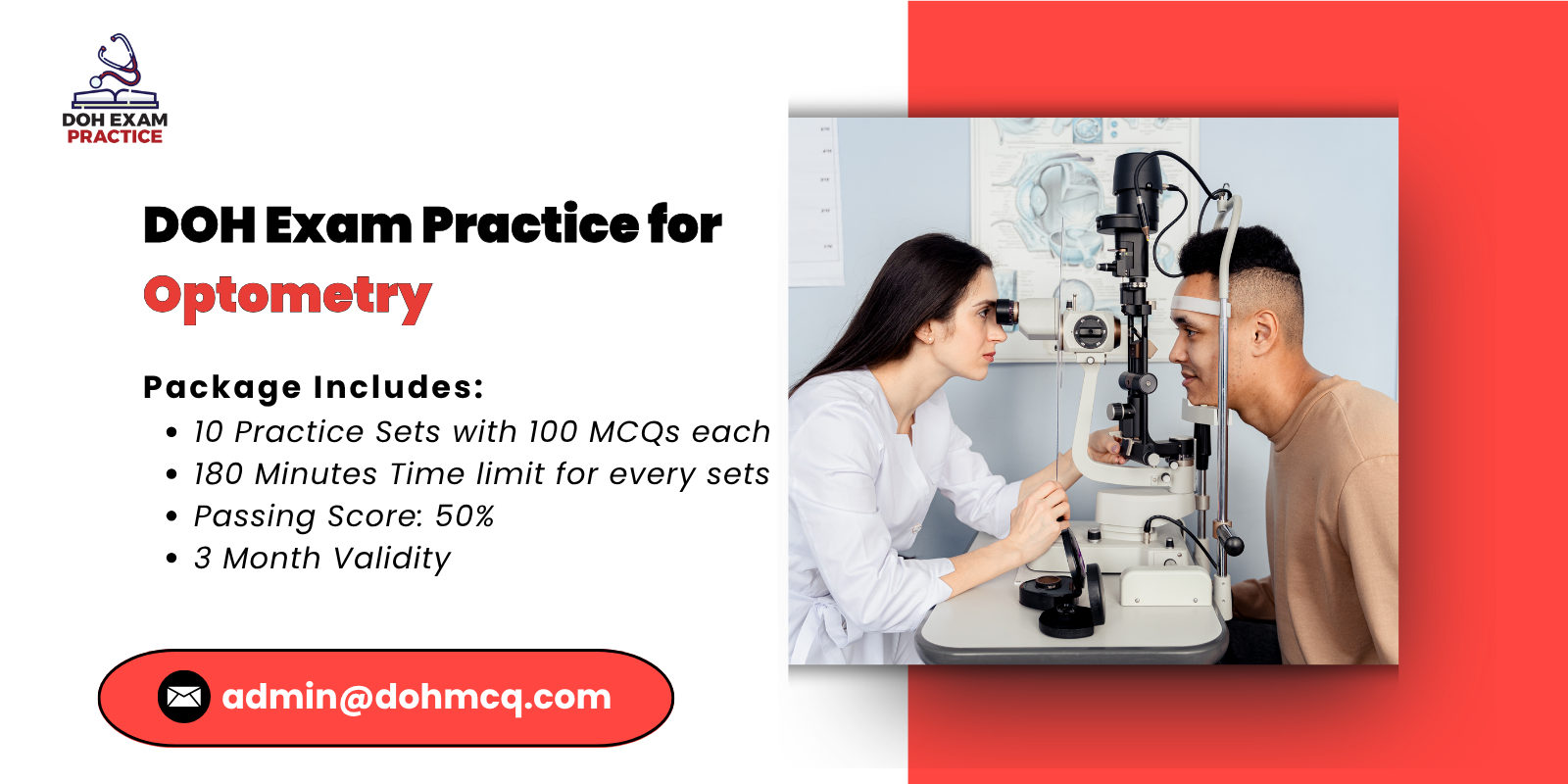 DOH Exam Practice for Optometry