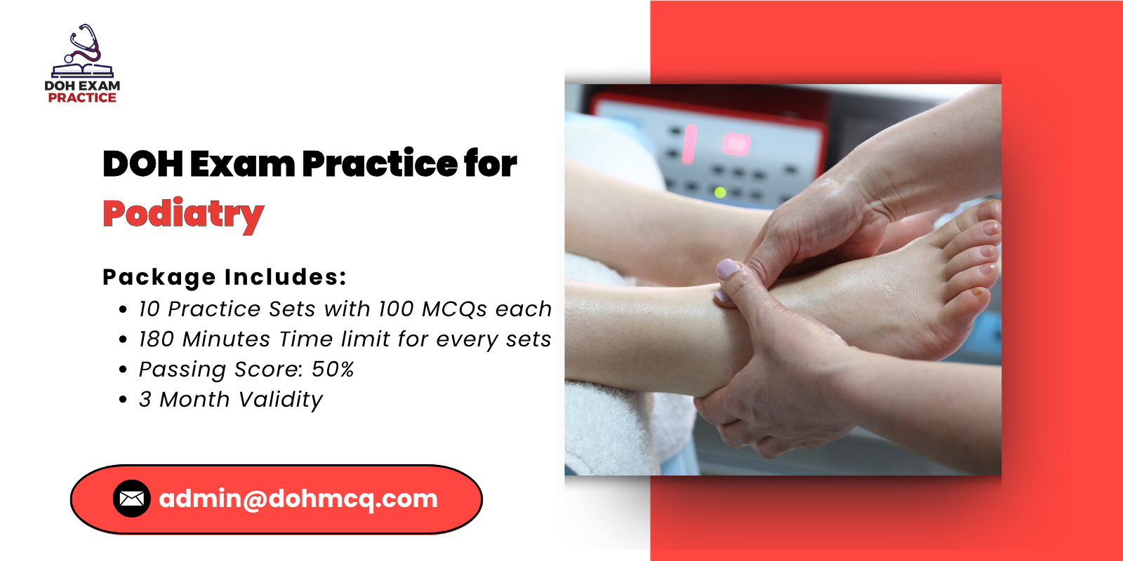 DOH Exam Practice for Podiatry