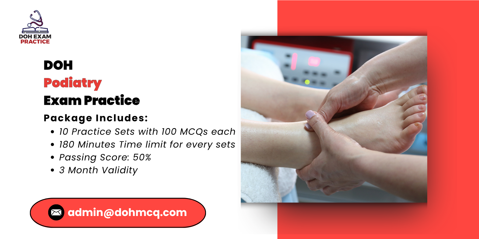 DOH Podiatry Exam Practice