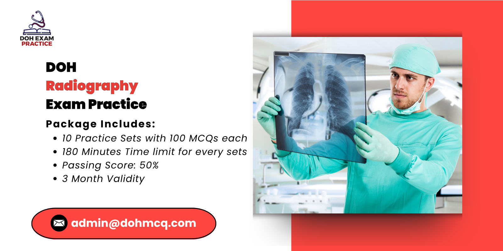 DOH Radiography Exam Practice