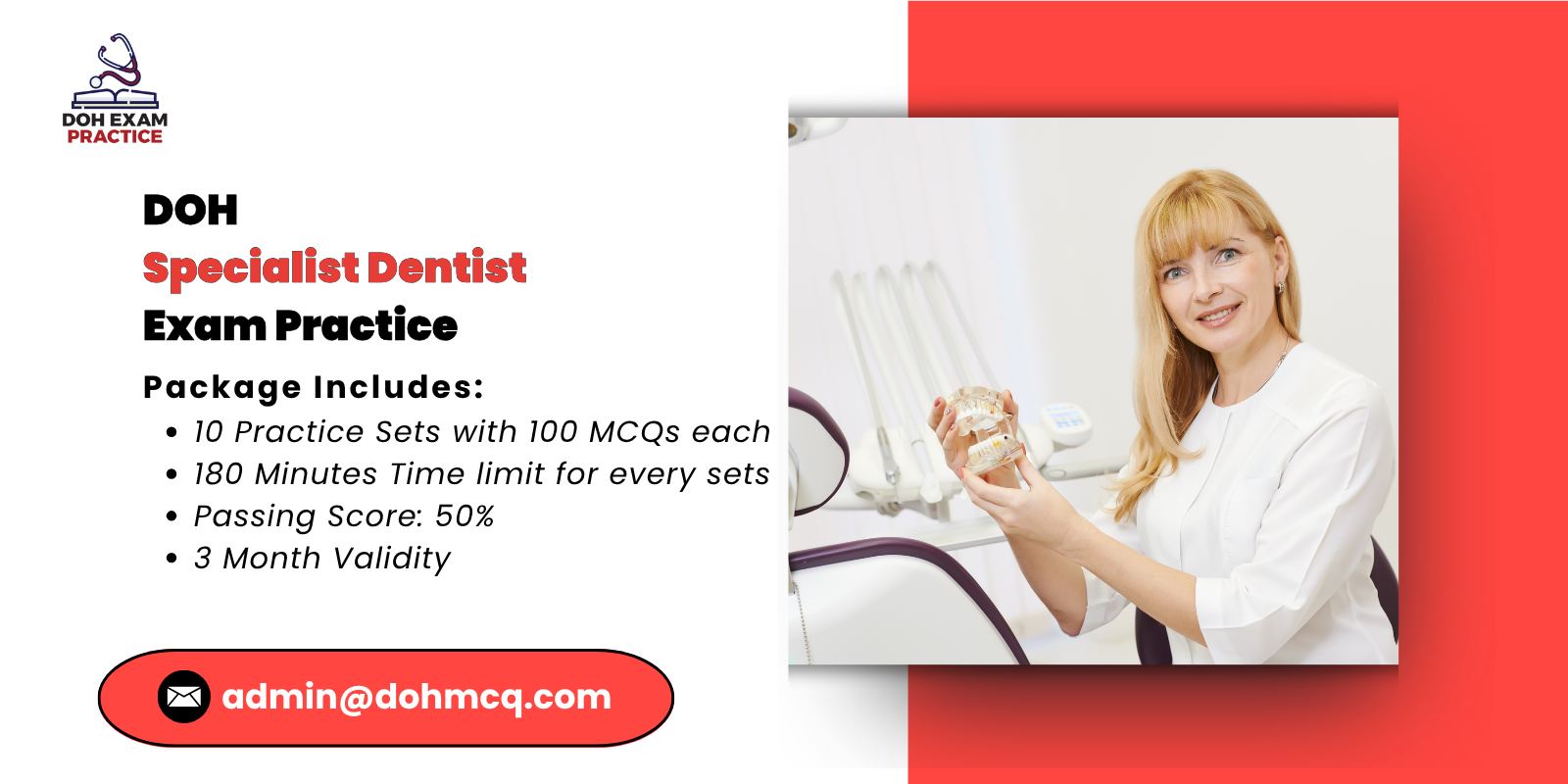 DOH Specialist Dentist Exam Practice