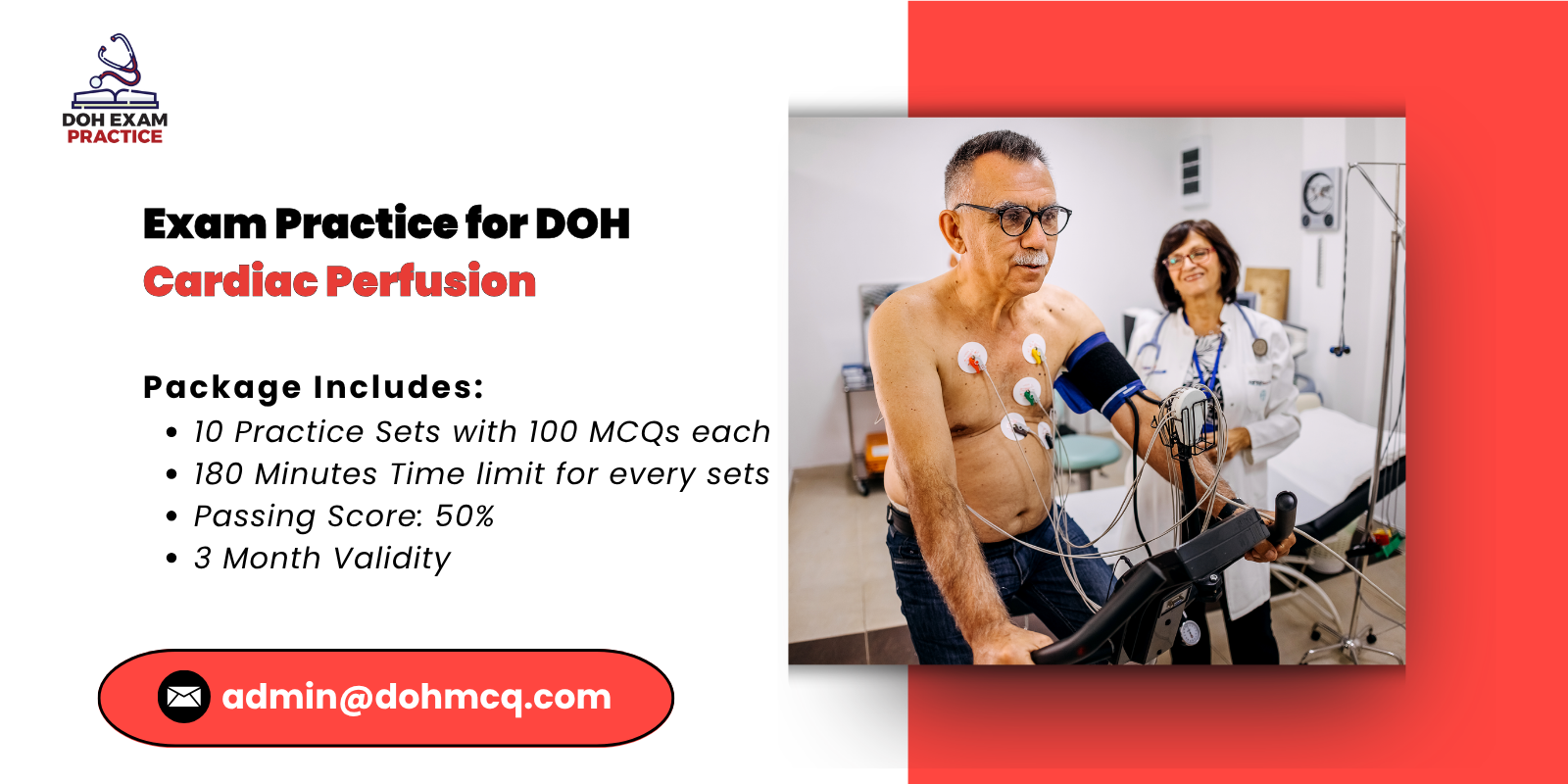  Practice for DOH Cardiac Perfusion Exam