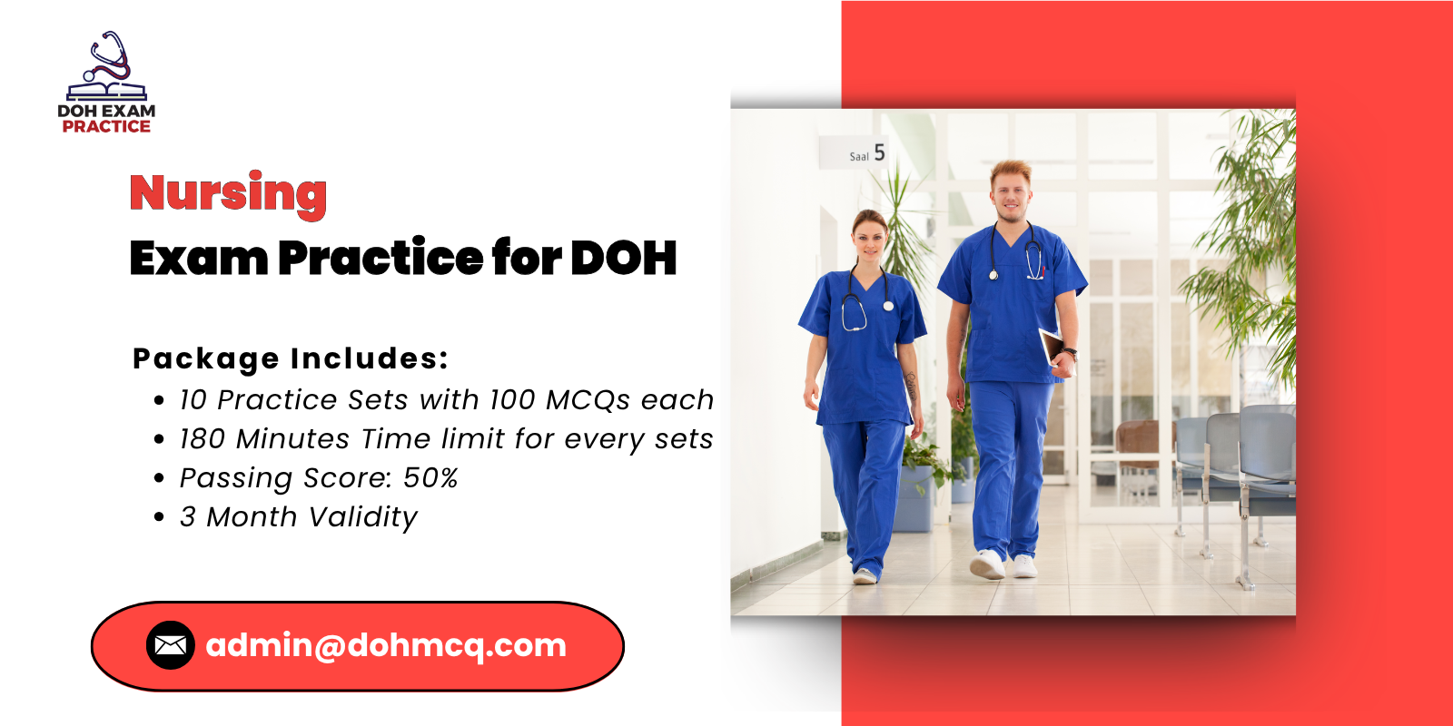 Nursing Exam Practice for DOH