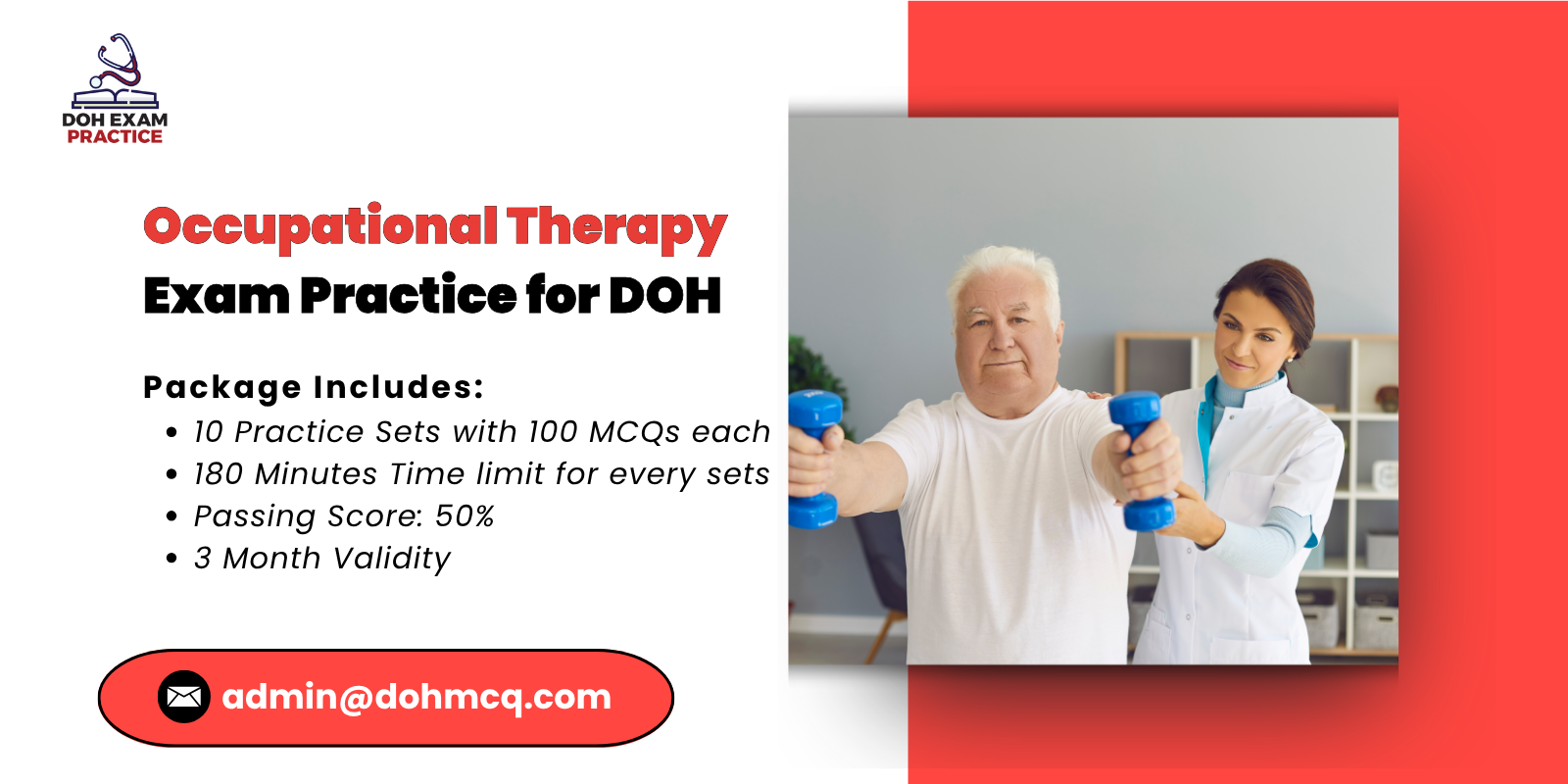 Occupational Therapy Exam Practice for DOH
