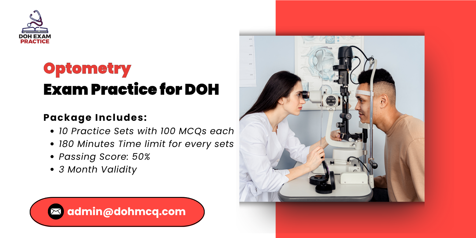 Optometry Exam Practice for DOH