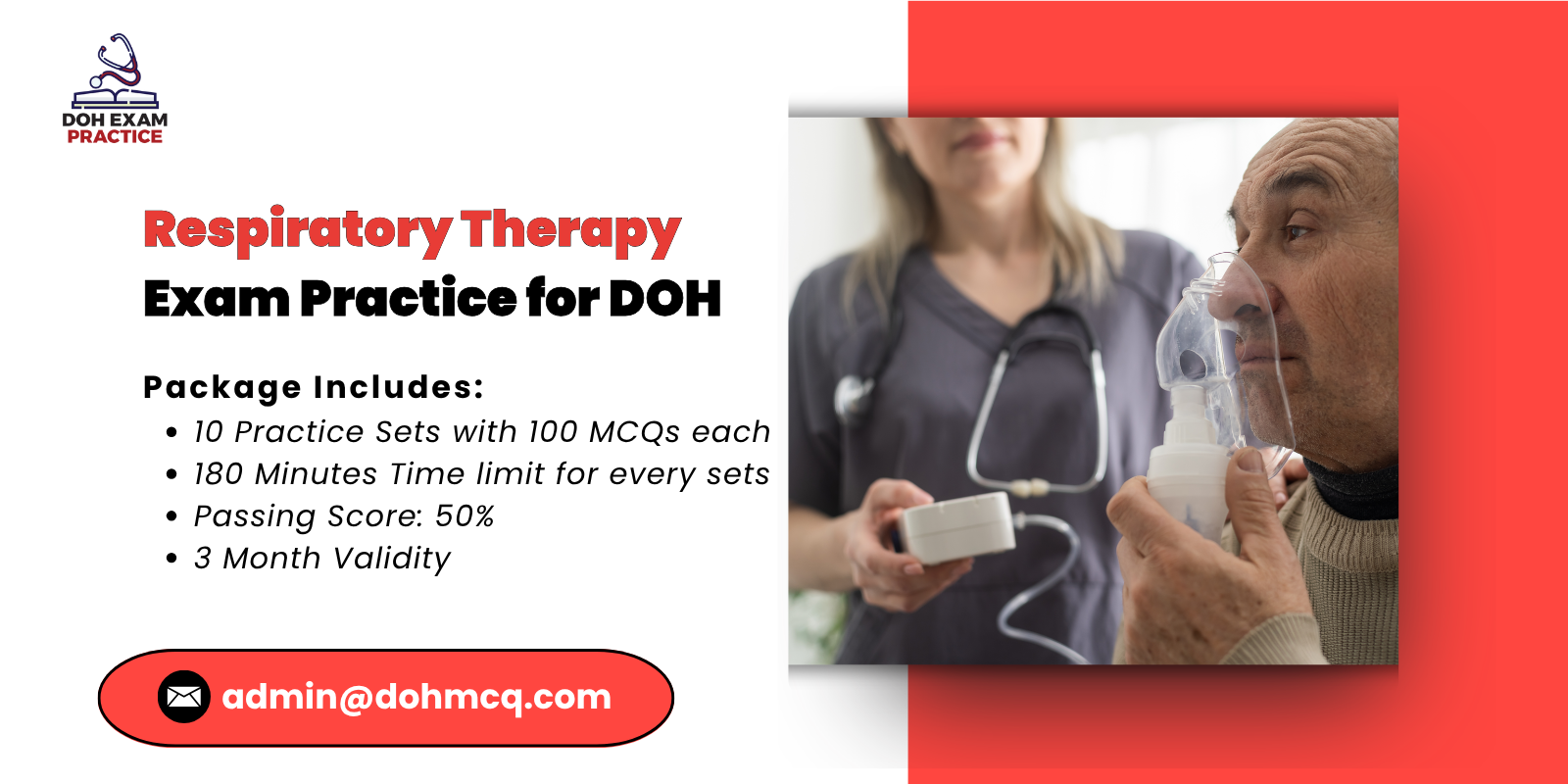 Respiratory Therapy Exam Practice for DOH