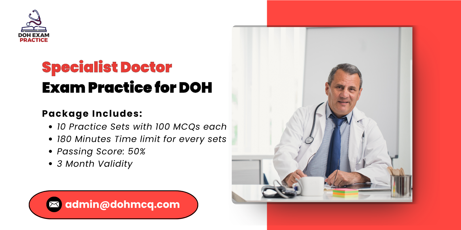 Specialist Doctor Exam Practice for DOH