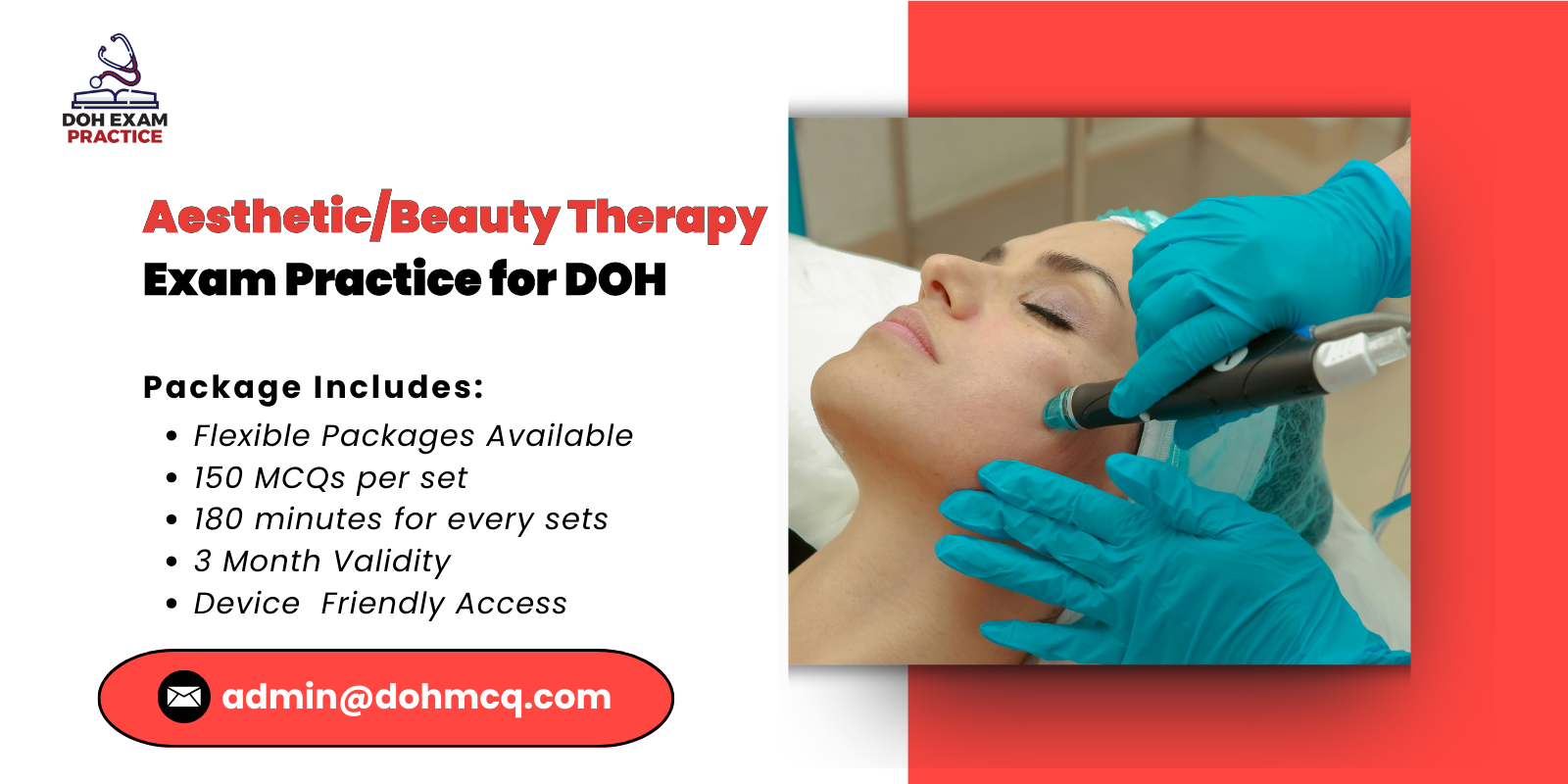 Aesthetic/Beauty Therapy Exam Practice for DOH