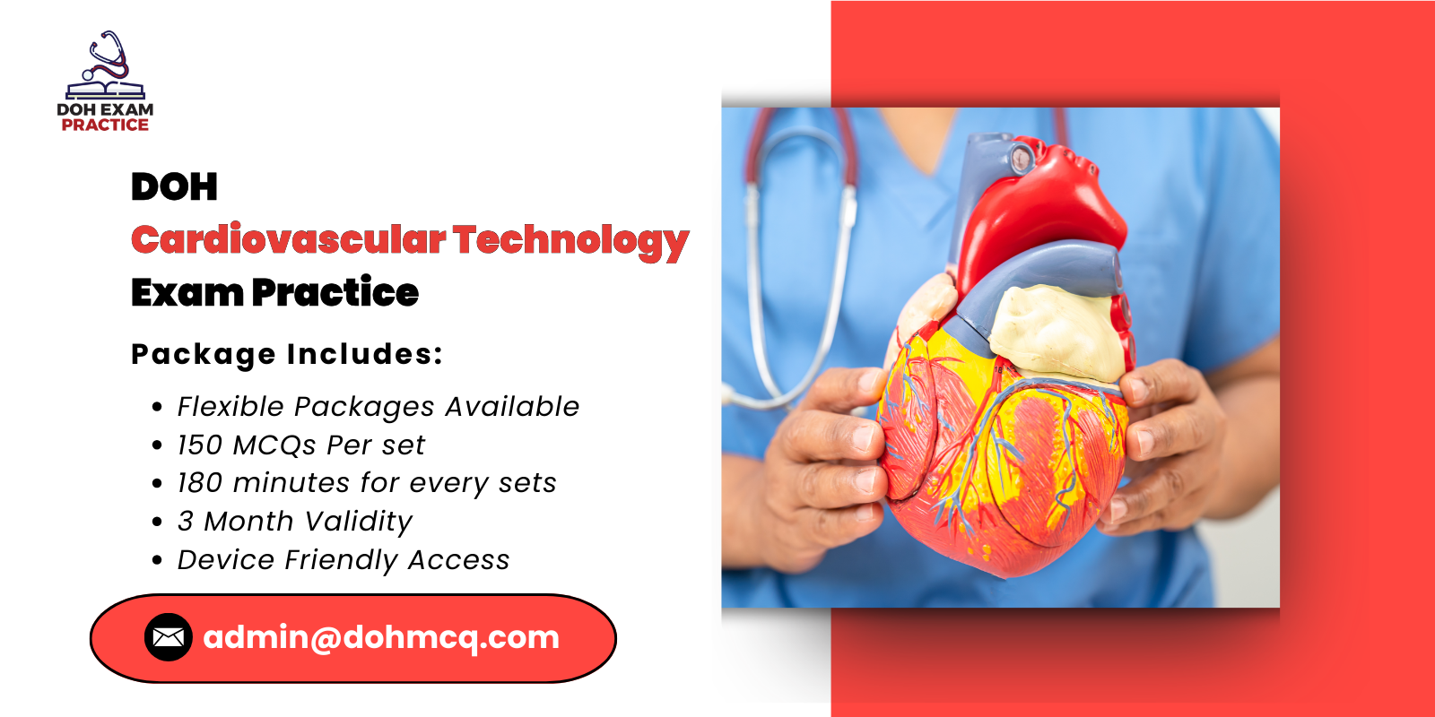 DOH Cardiovascular Technology Exam Practice