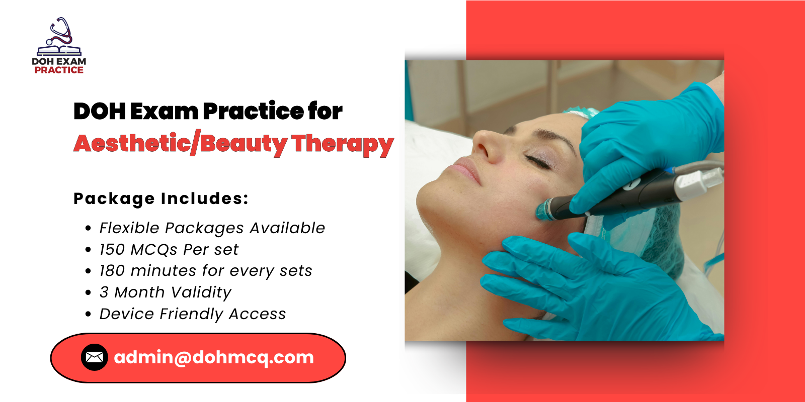 DOH Exam Practice for Aesthetic/Beauty Therapy
