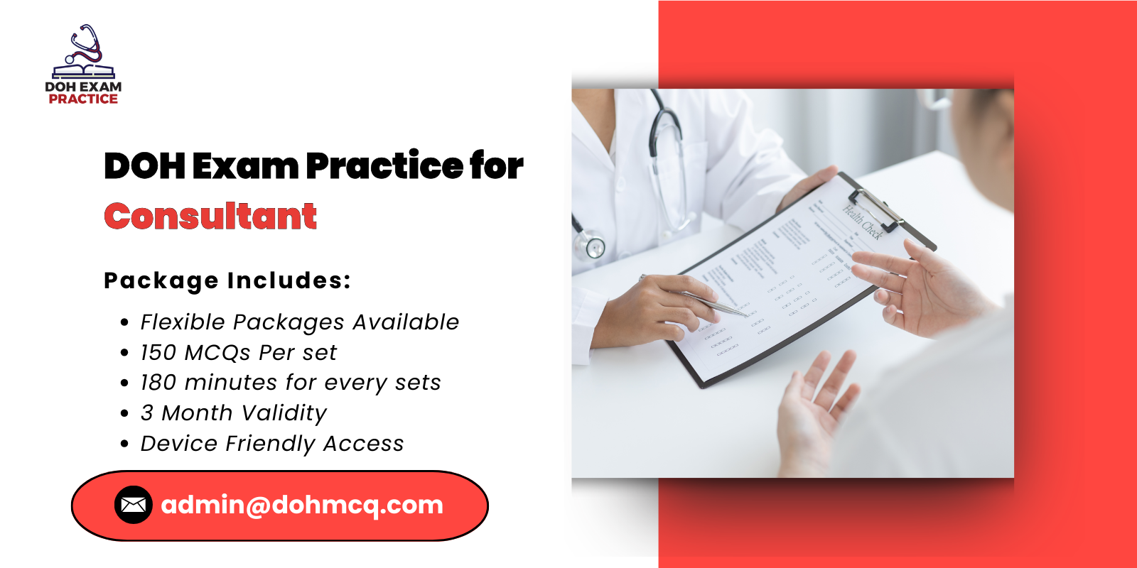 DOH Exam Practice for Consultant