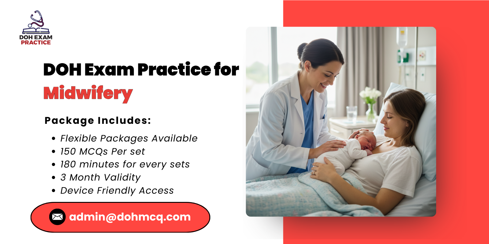 DOH Exam Practice for Midwifery