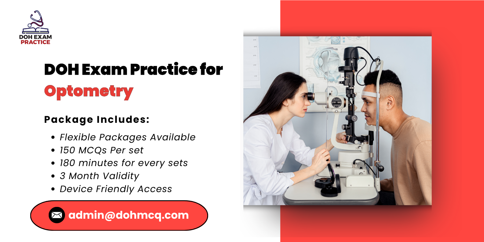 DOH Exam Practice for Optometry