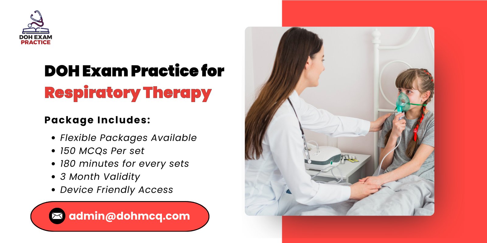 DOH Exam Practice for Respiratory Therapy