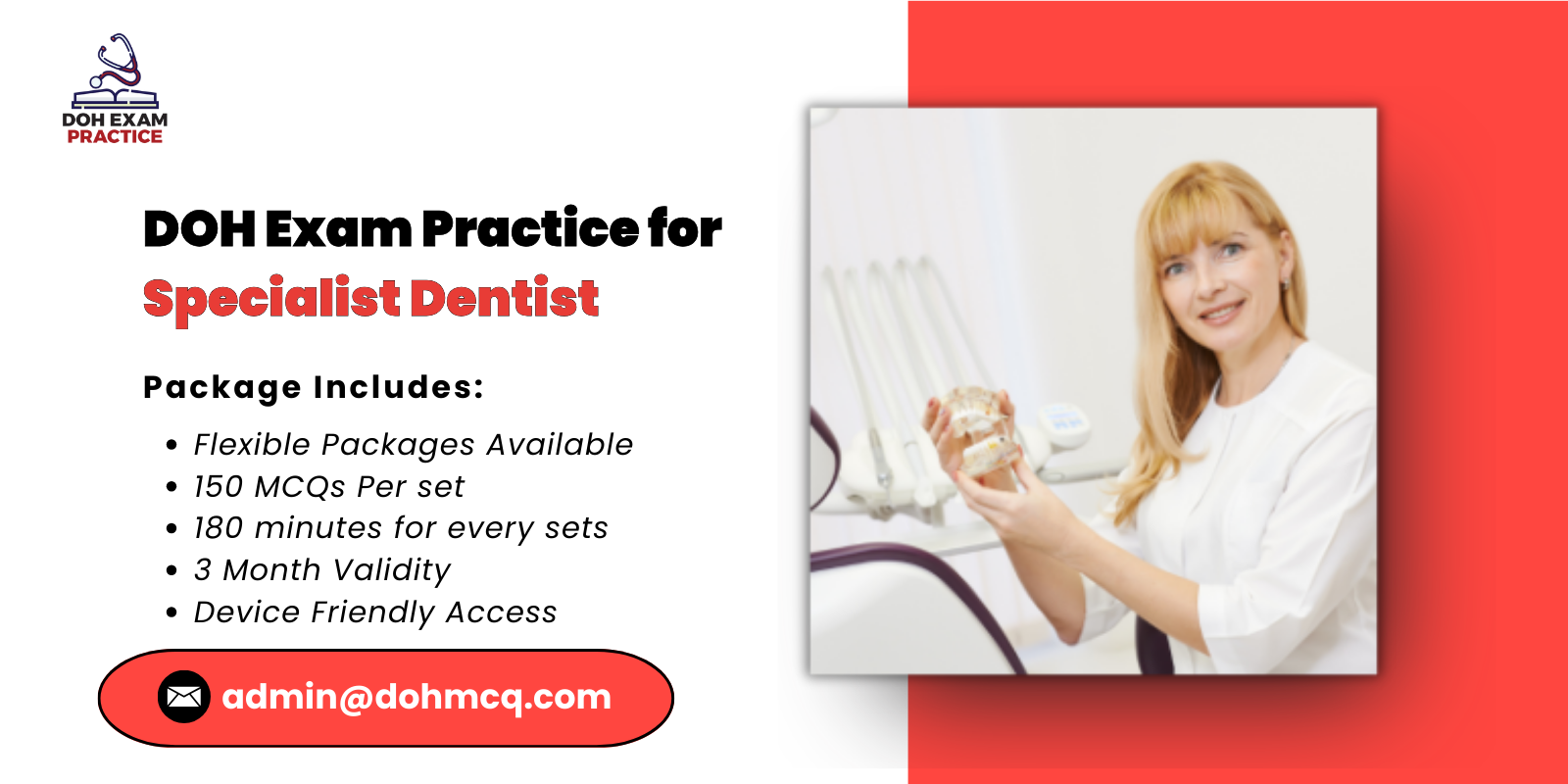 DOH Exam Practice for Specialist Dentist