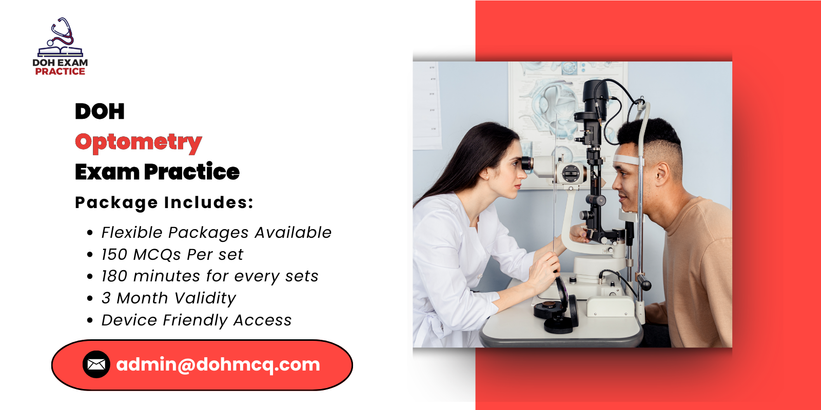 DOH Optometry Exam Practice