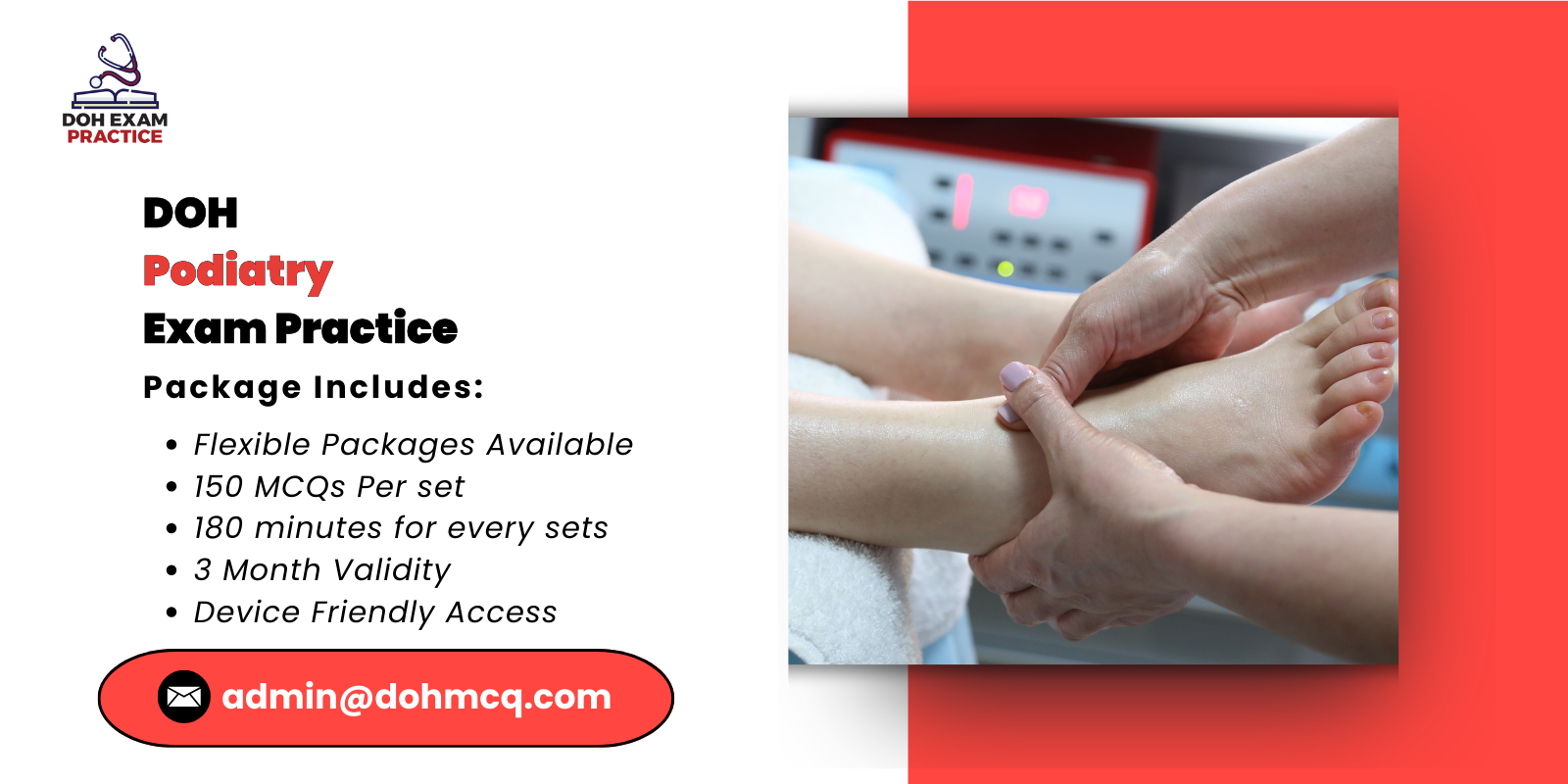 DOH Podiatry Exam Practice