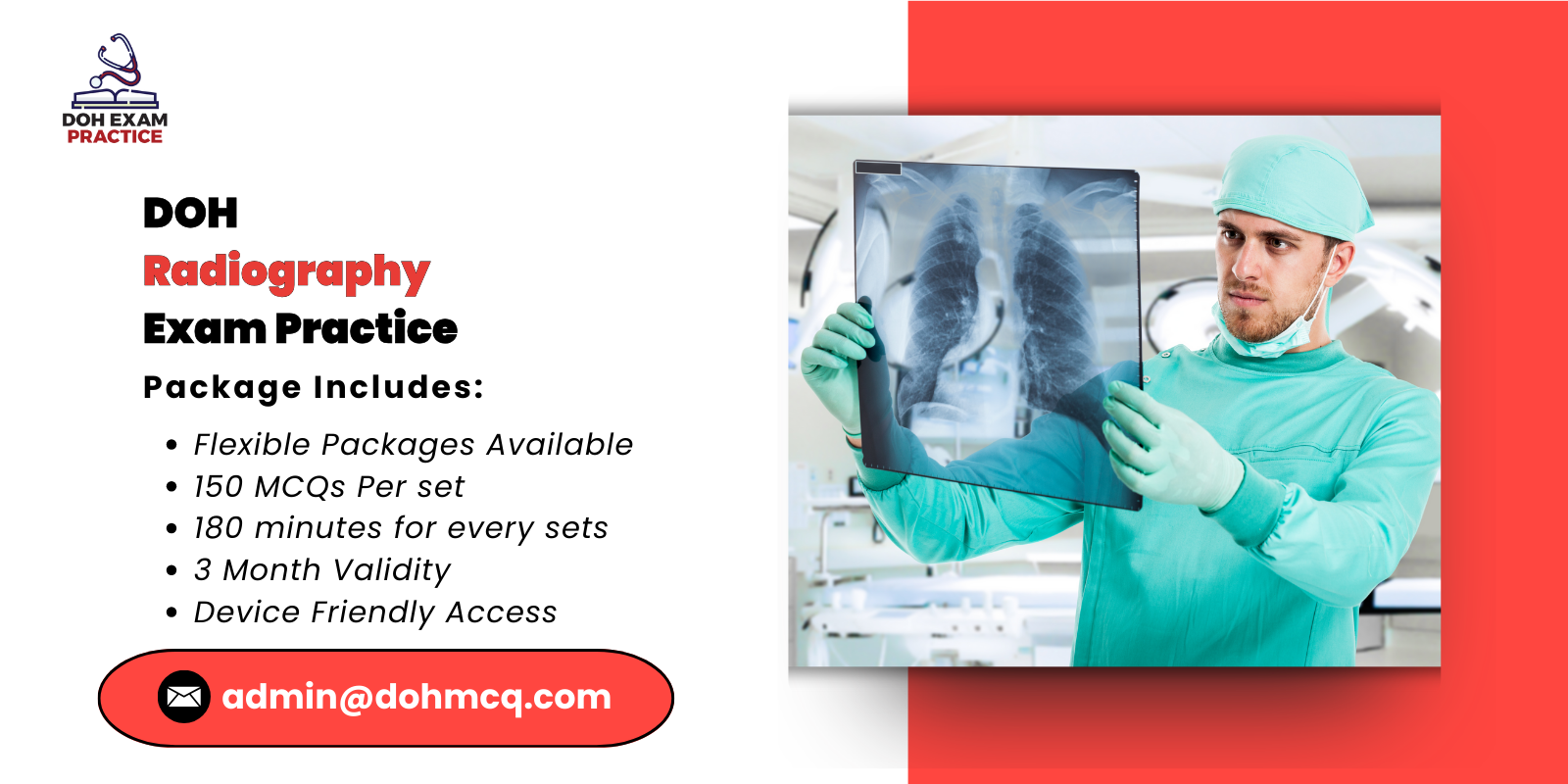 DOH Radiography Exam Practice
