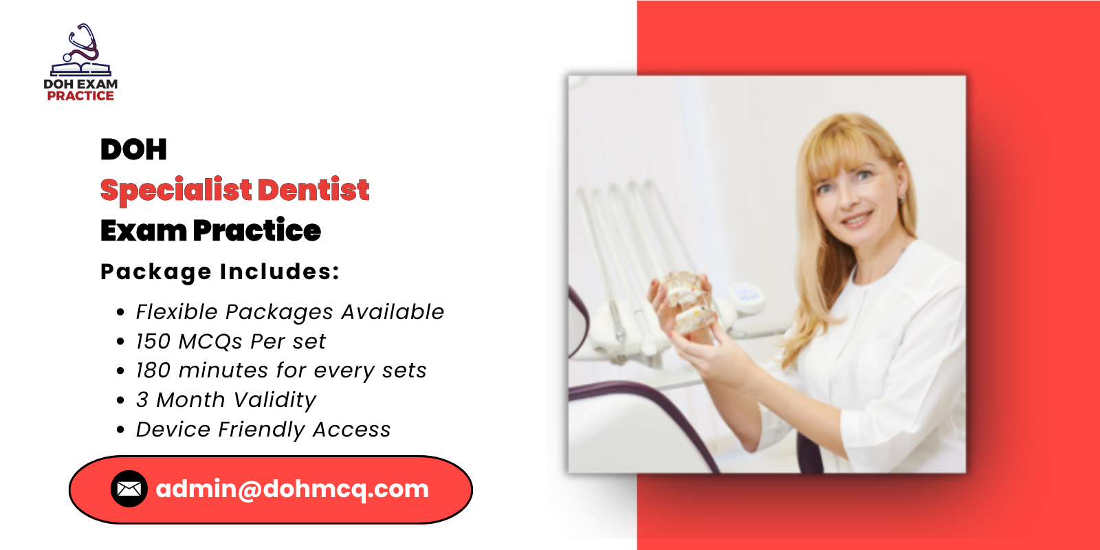 DOH Specialist Dentist Exam Practice