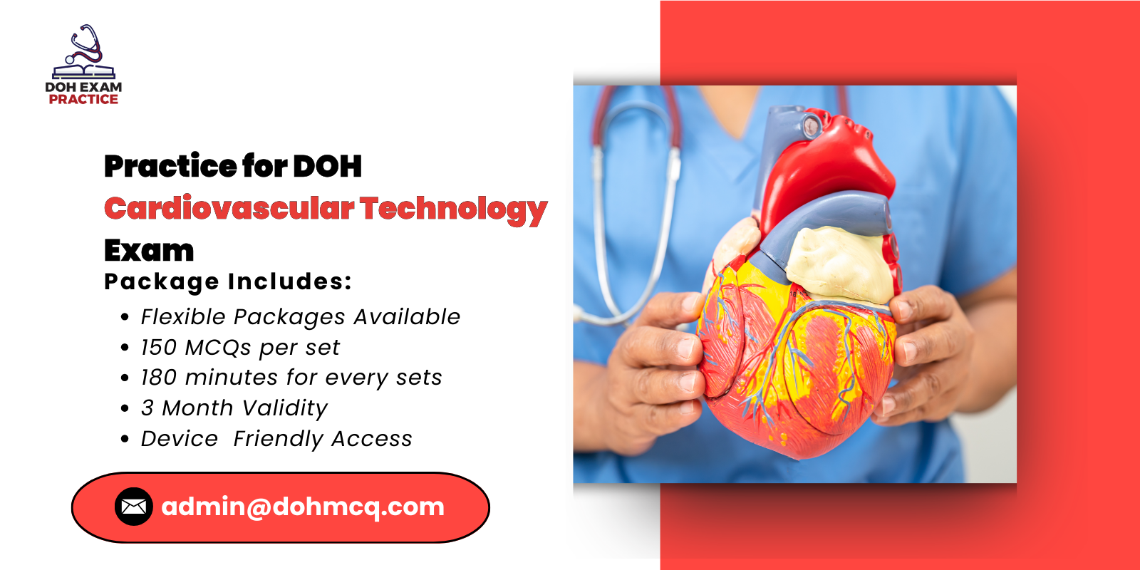 Practice for DOH Cardiovascular Technology Exam