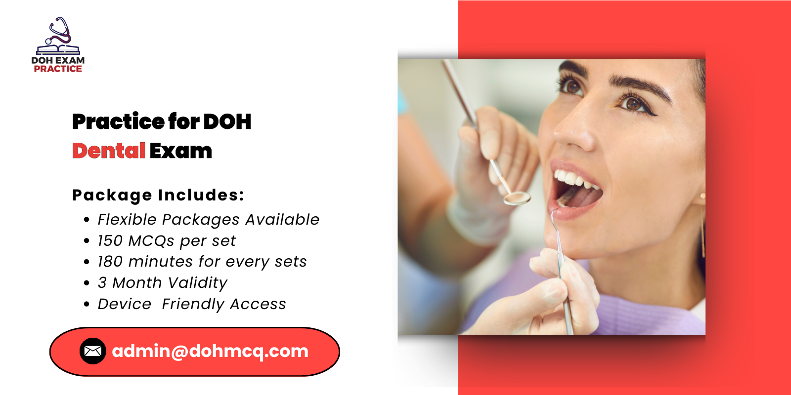 Exam Practice for DOH Dental