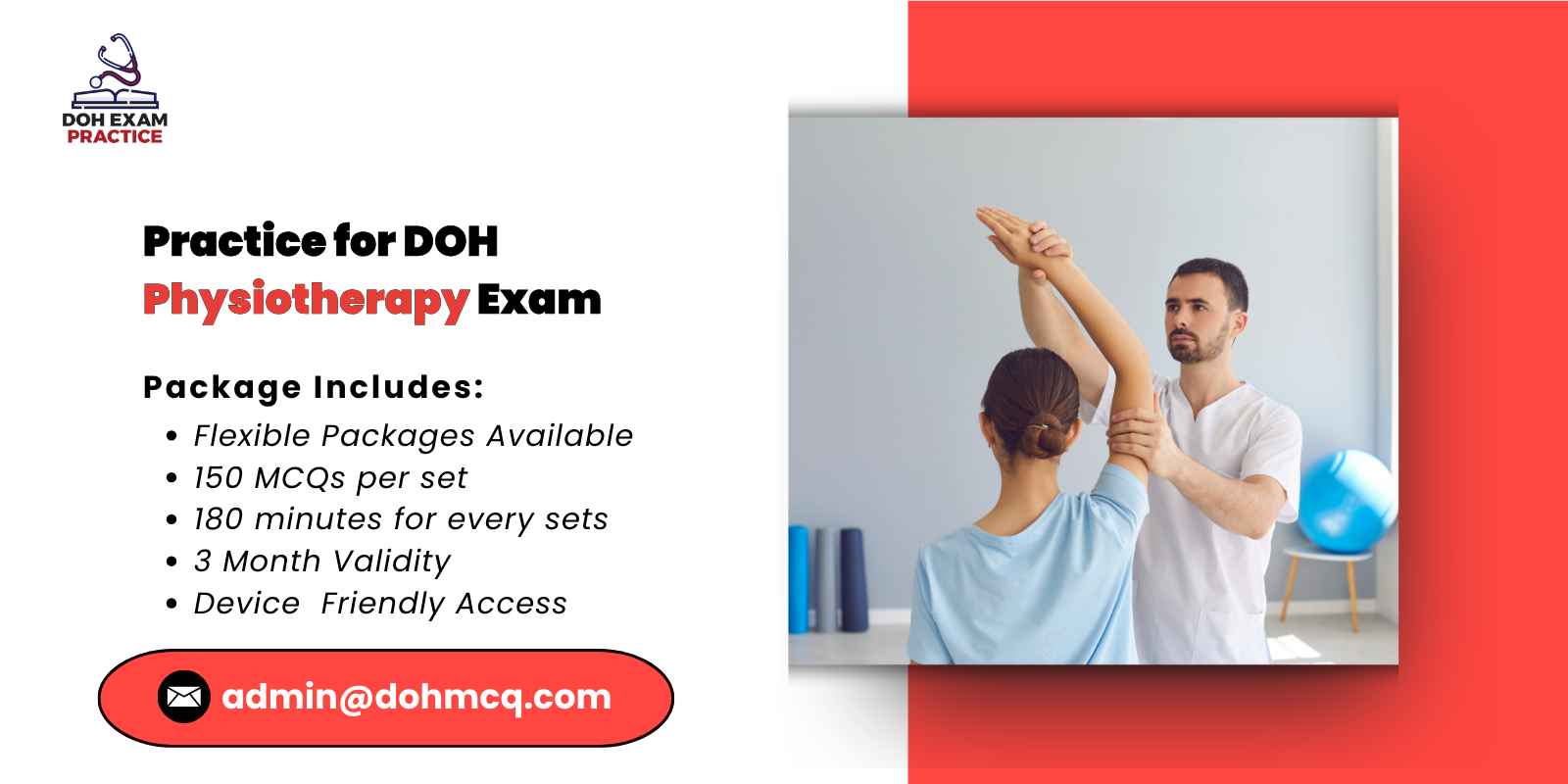 Practice for DOH Physiotherapy Exam