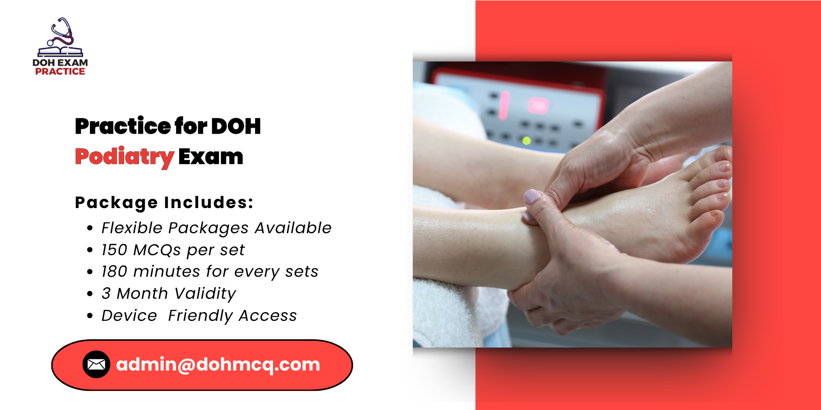 Practice for DOH Podiatry Exam