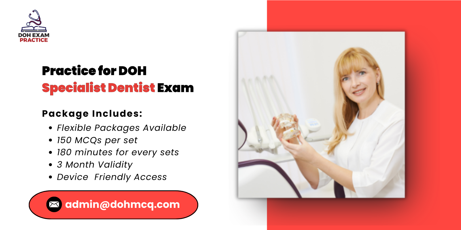 Practice for DOH Specialist Dentist Exam