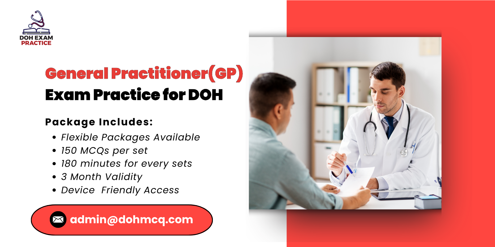 General Practitioner(GP) Exam Practice for DOH