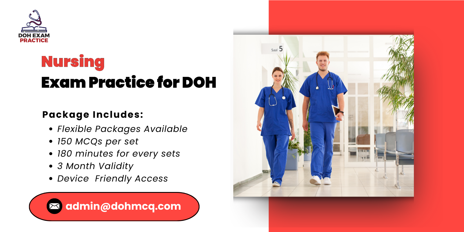 Nursing Exam Practice for DOH
