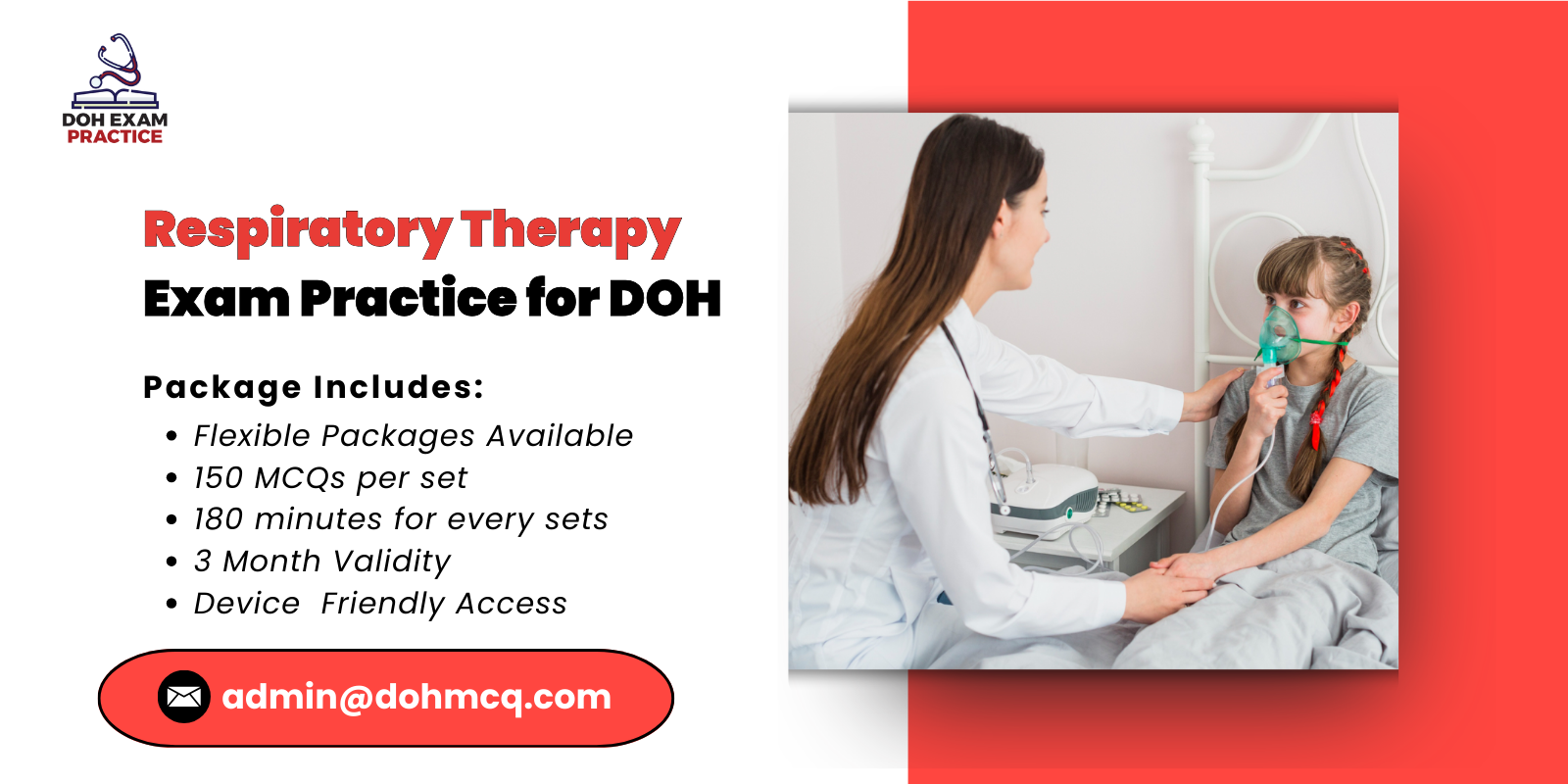 Respiratory Therapy Exam Practice for DOH