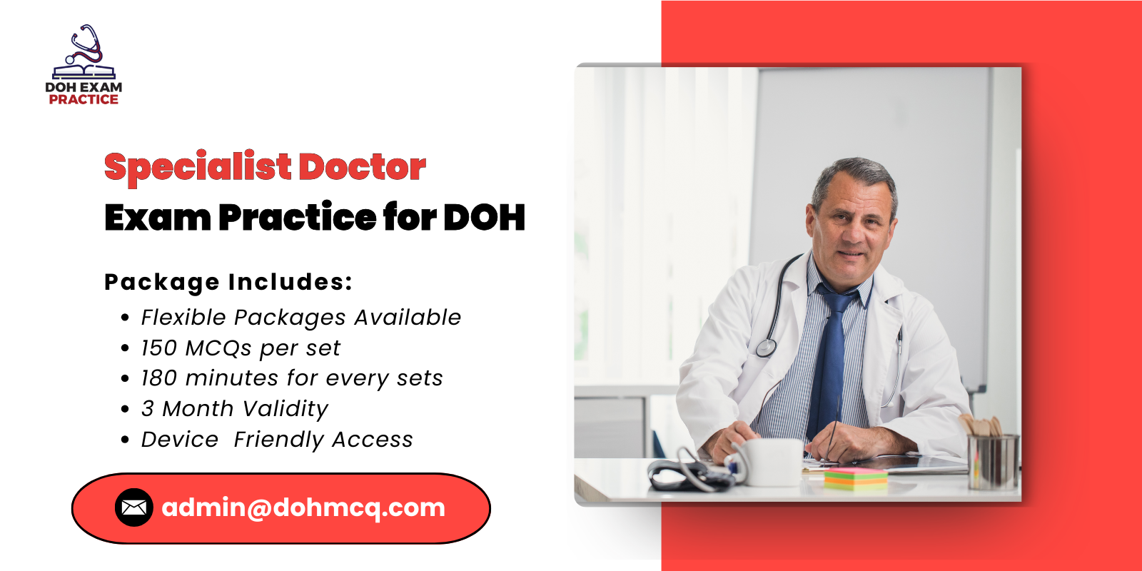 Specialist Doctor Exam Practice for DOH